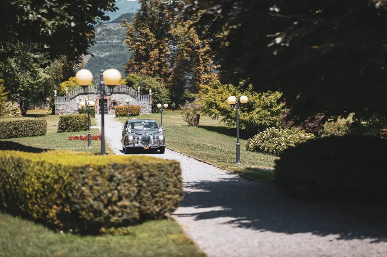 Location del ricevimento con giardino